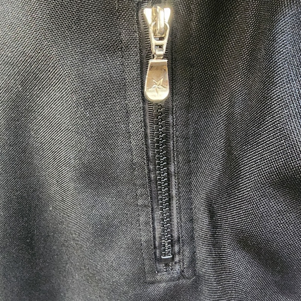 Vintage No Fear Y2K SoCal Black Embroidered Full Zip Jacket‎ Coat L - Picture 8 of 13
